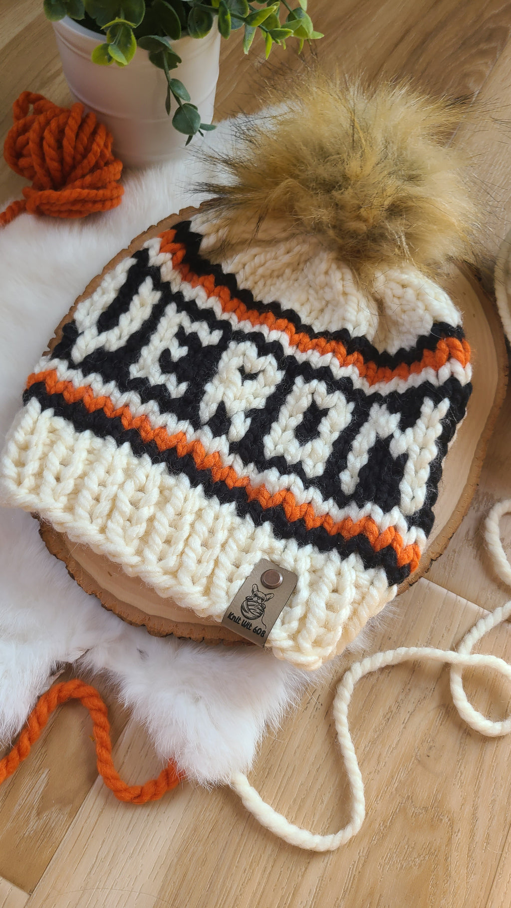 Verona knit wool hat