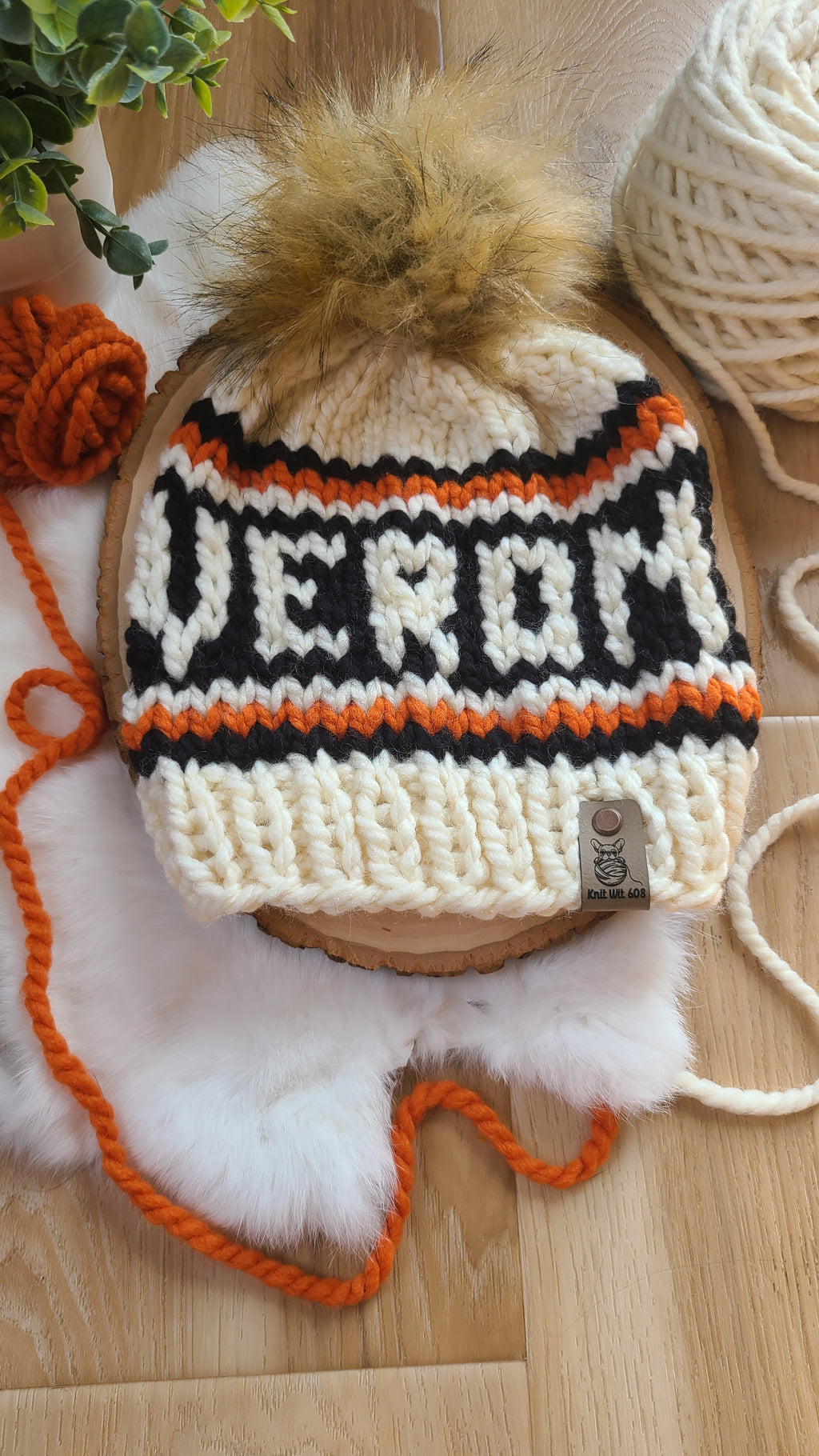 Verona knit wool hat