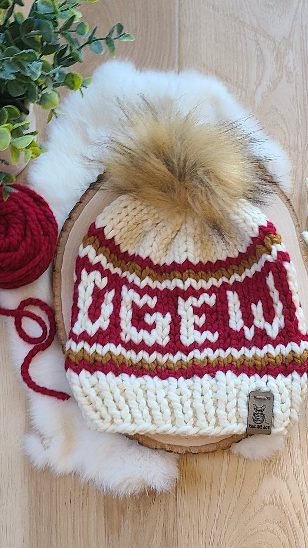Edgewood knit wool hat