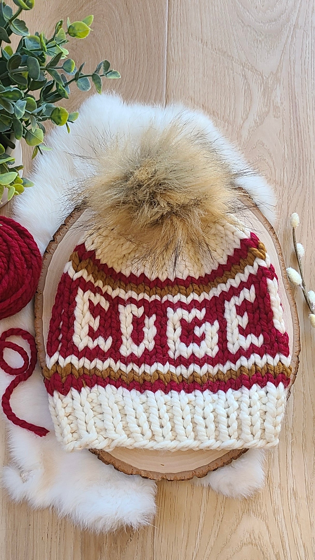 Edgewood knit wool hat