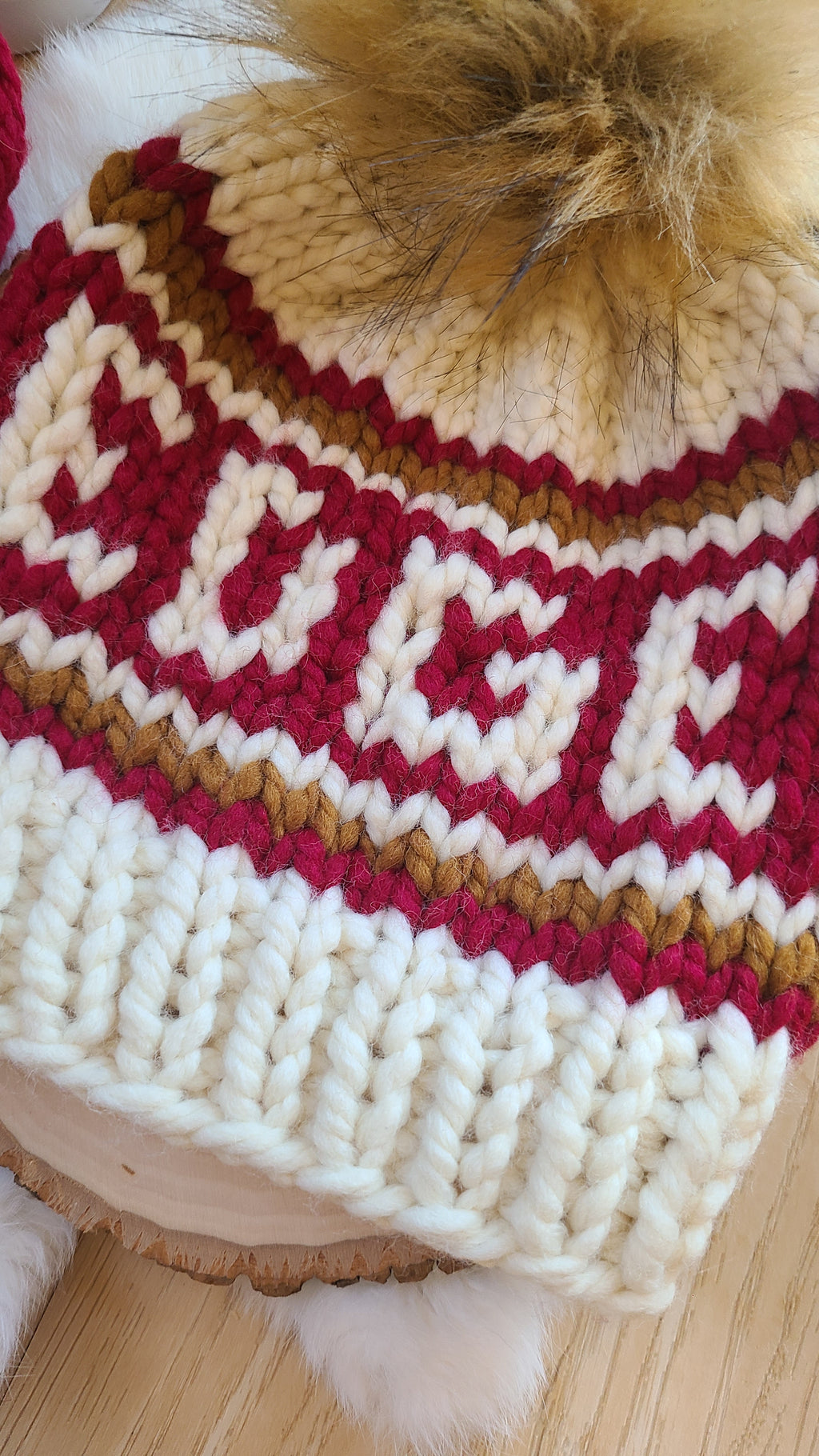 Edgewood knit wool hat