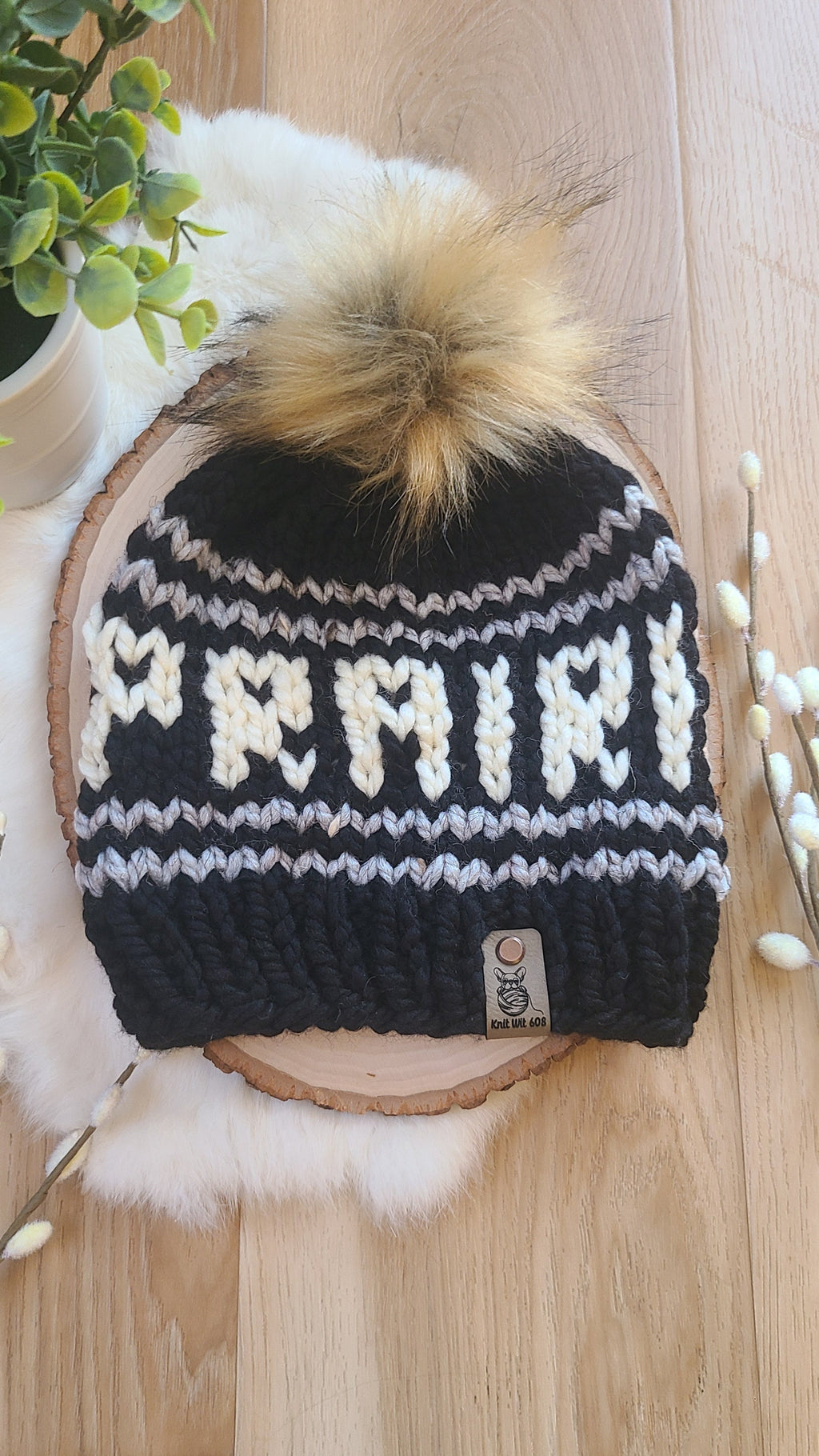 Sun Prairie Groundhogs Knit Hat