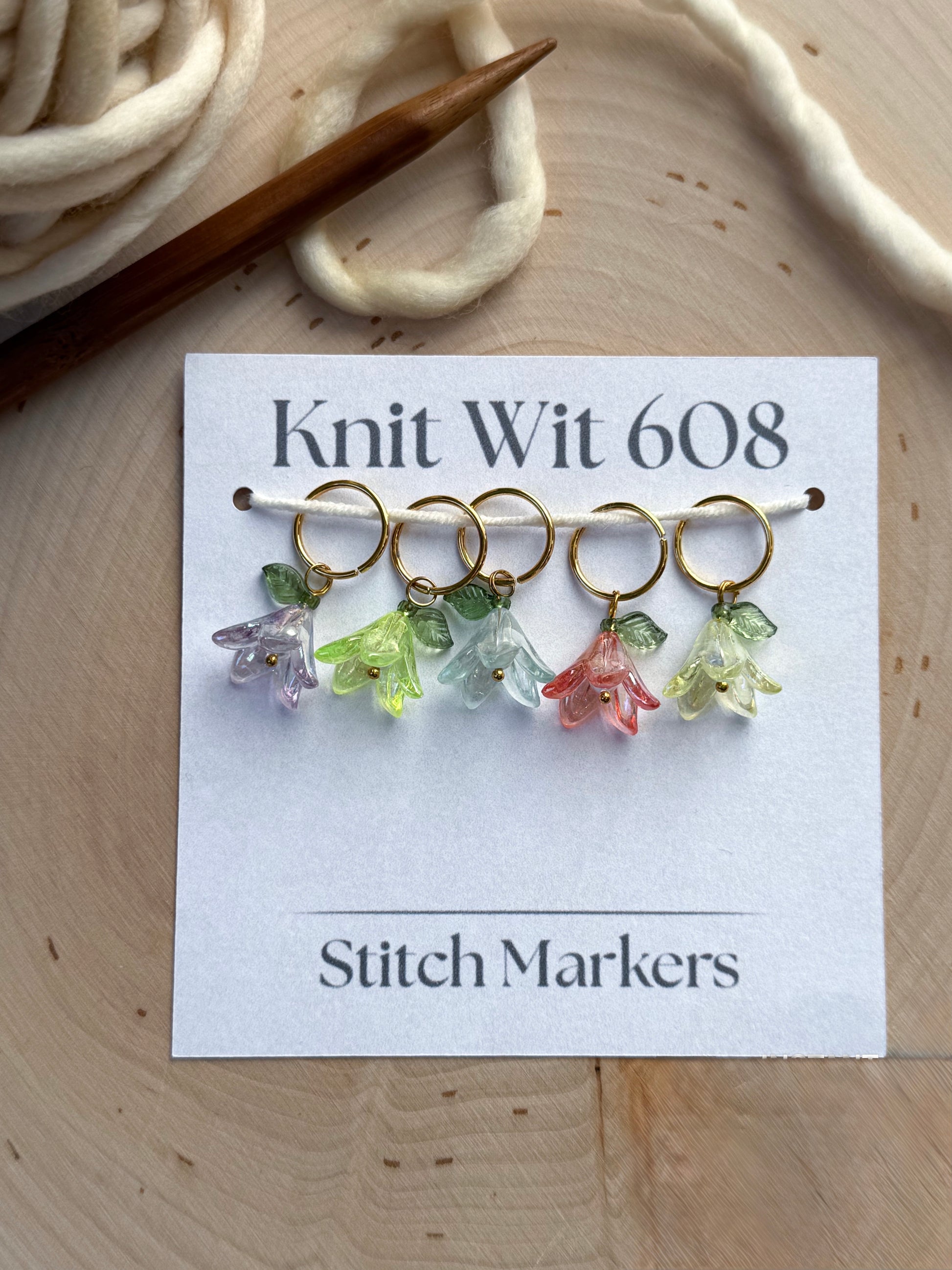 Flower Stitch Markers