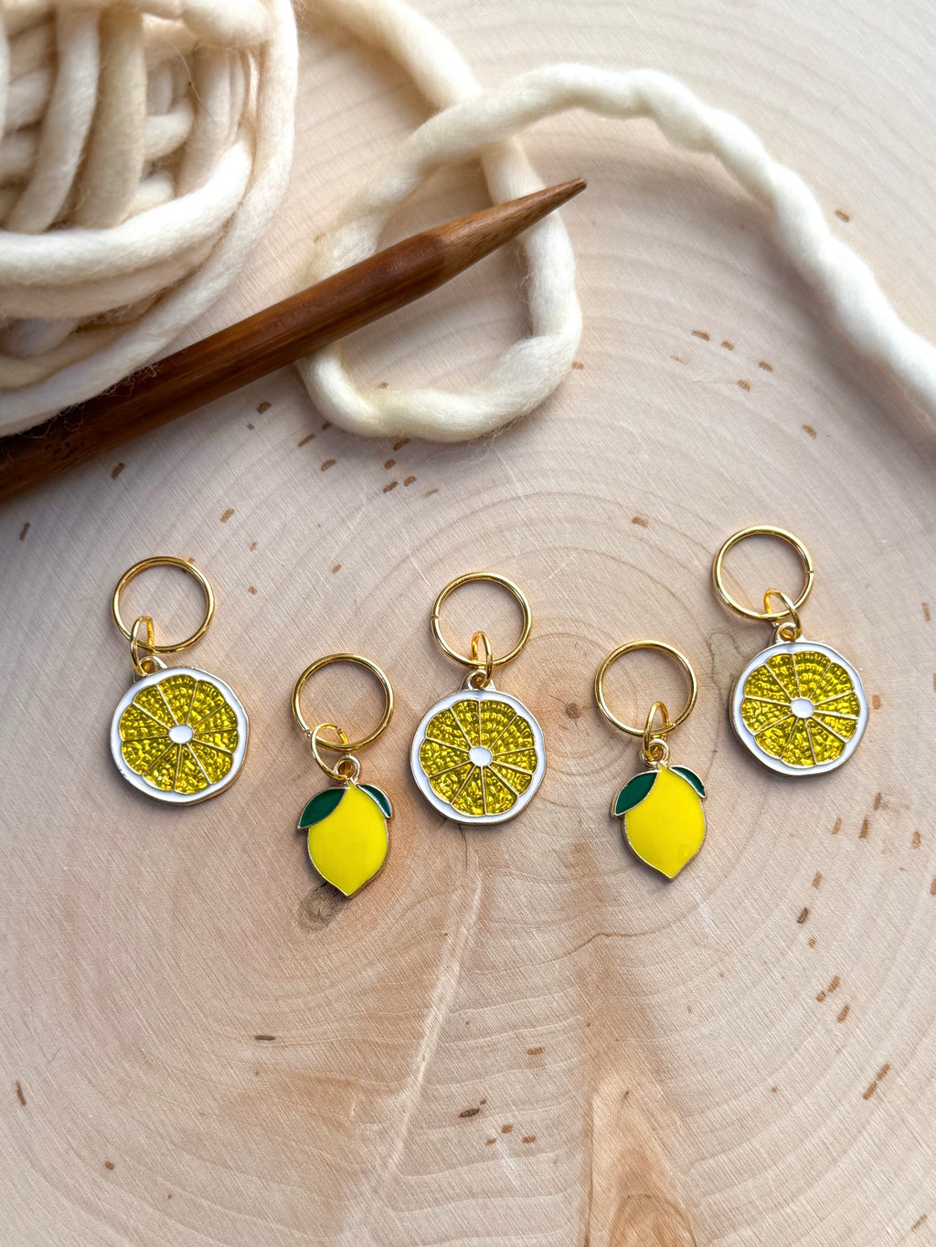 Lemon Stitch Markers
