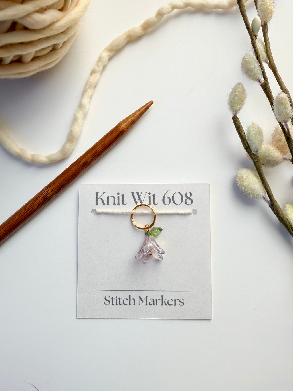 Flower Stitch Markers