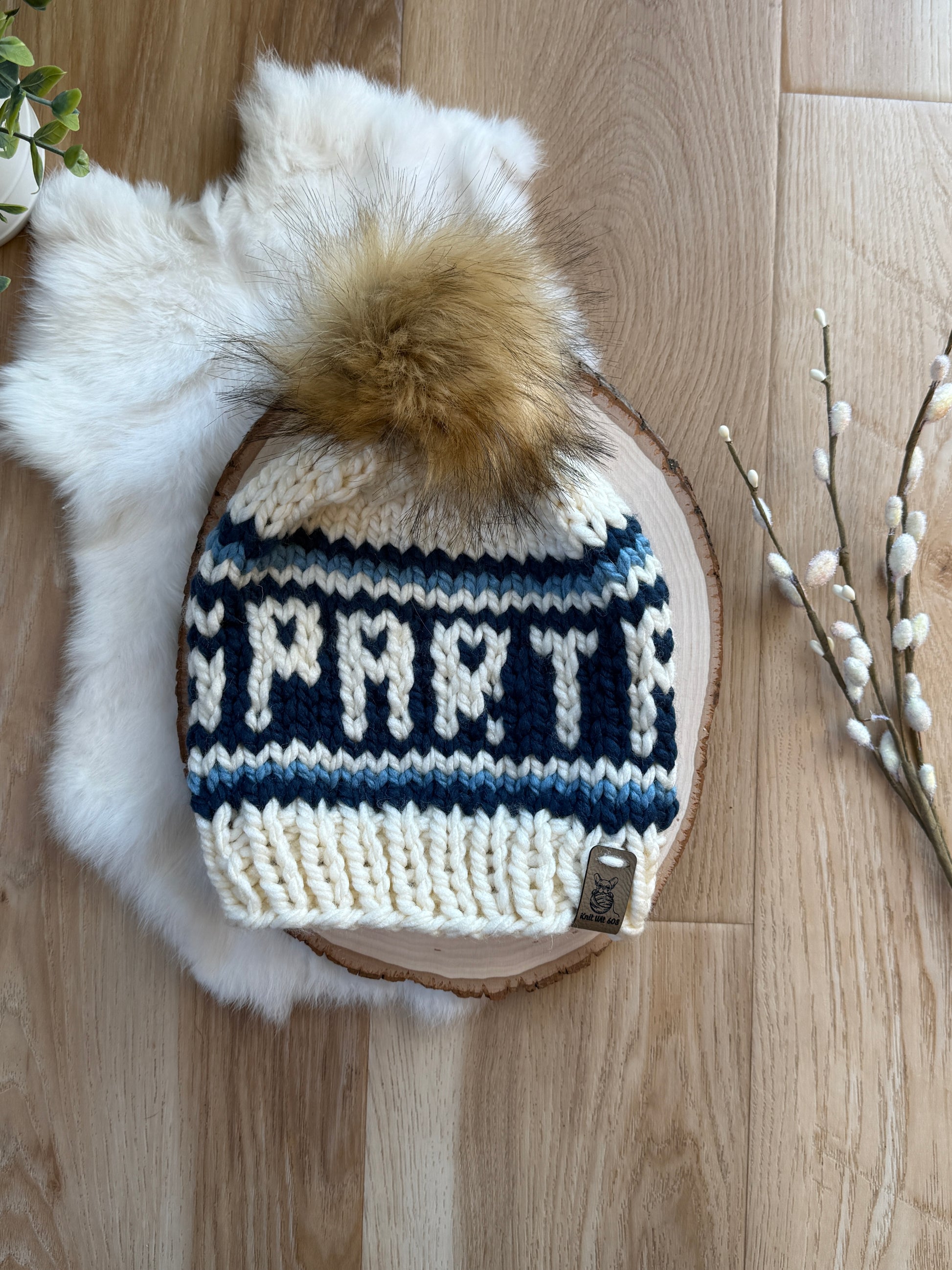 Spartan knit hat (custom order)