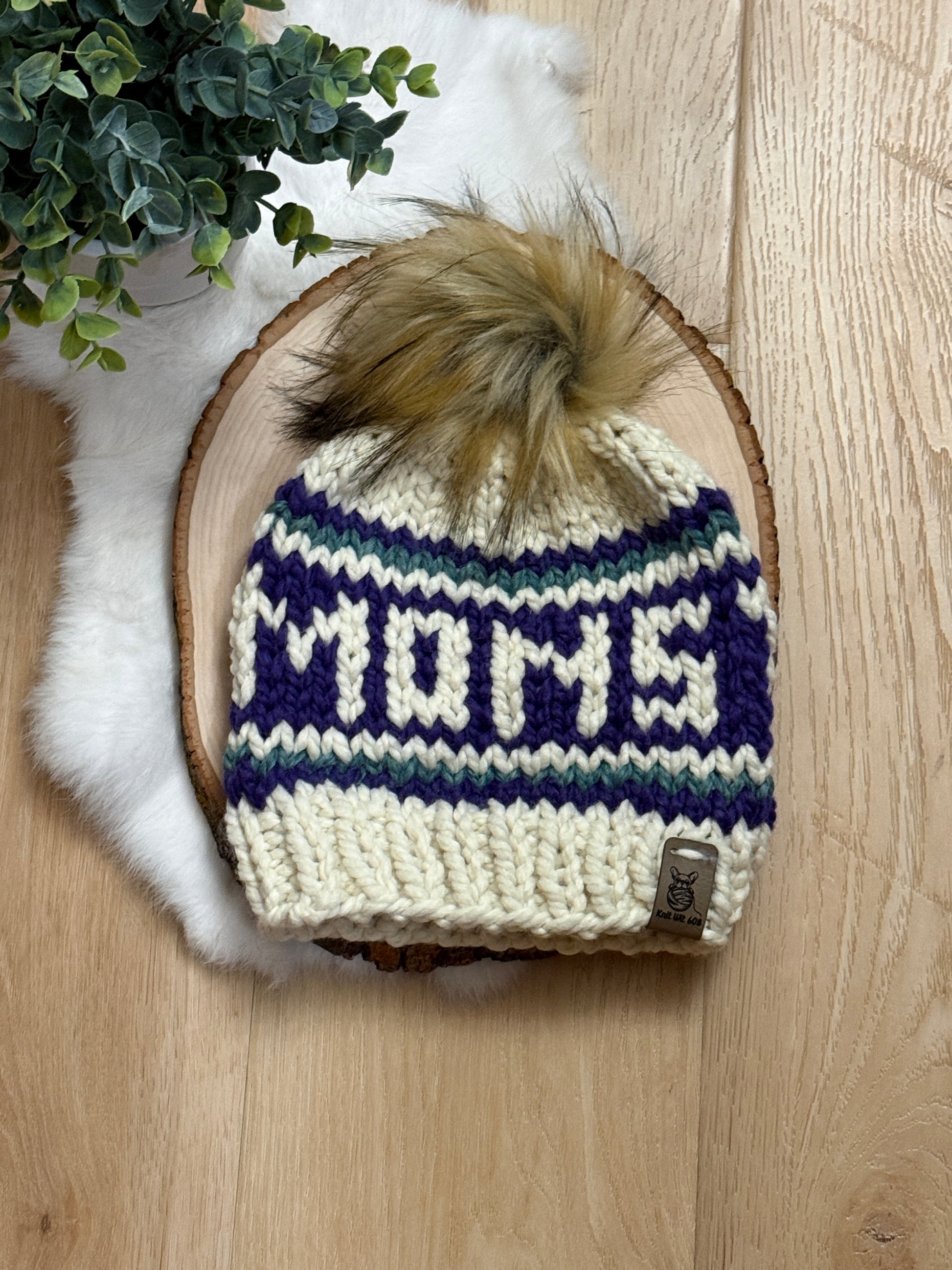 Monsters knit hat (custom order)