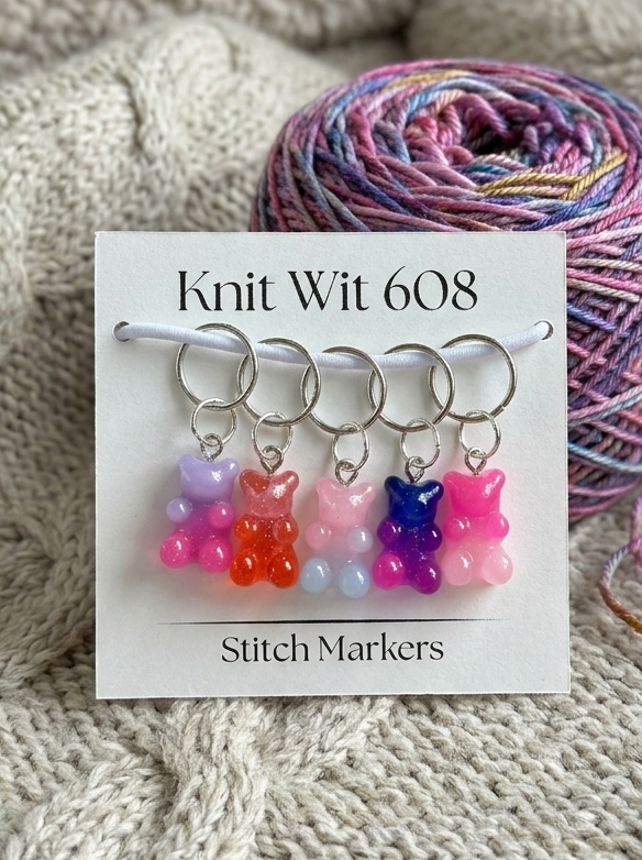 Gummy Bear Stitch Markers