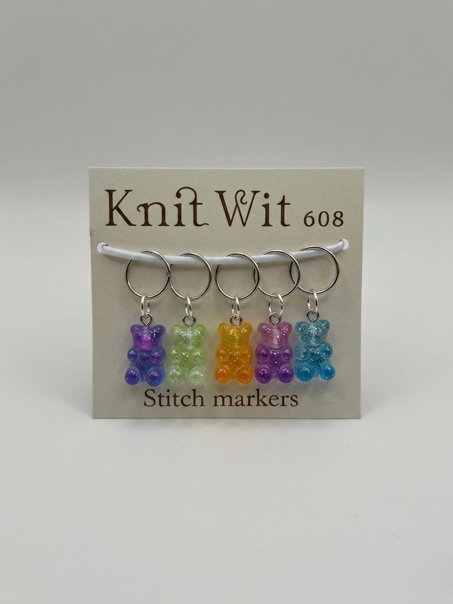 Gummy Bear Stitch Markers