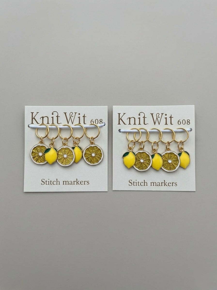 Lemon Stitch Markers