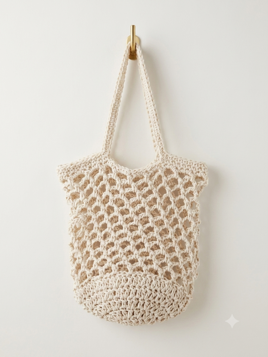 Market tote crochet kit