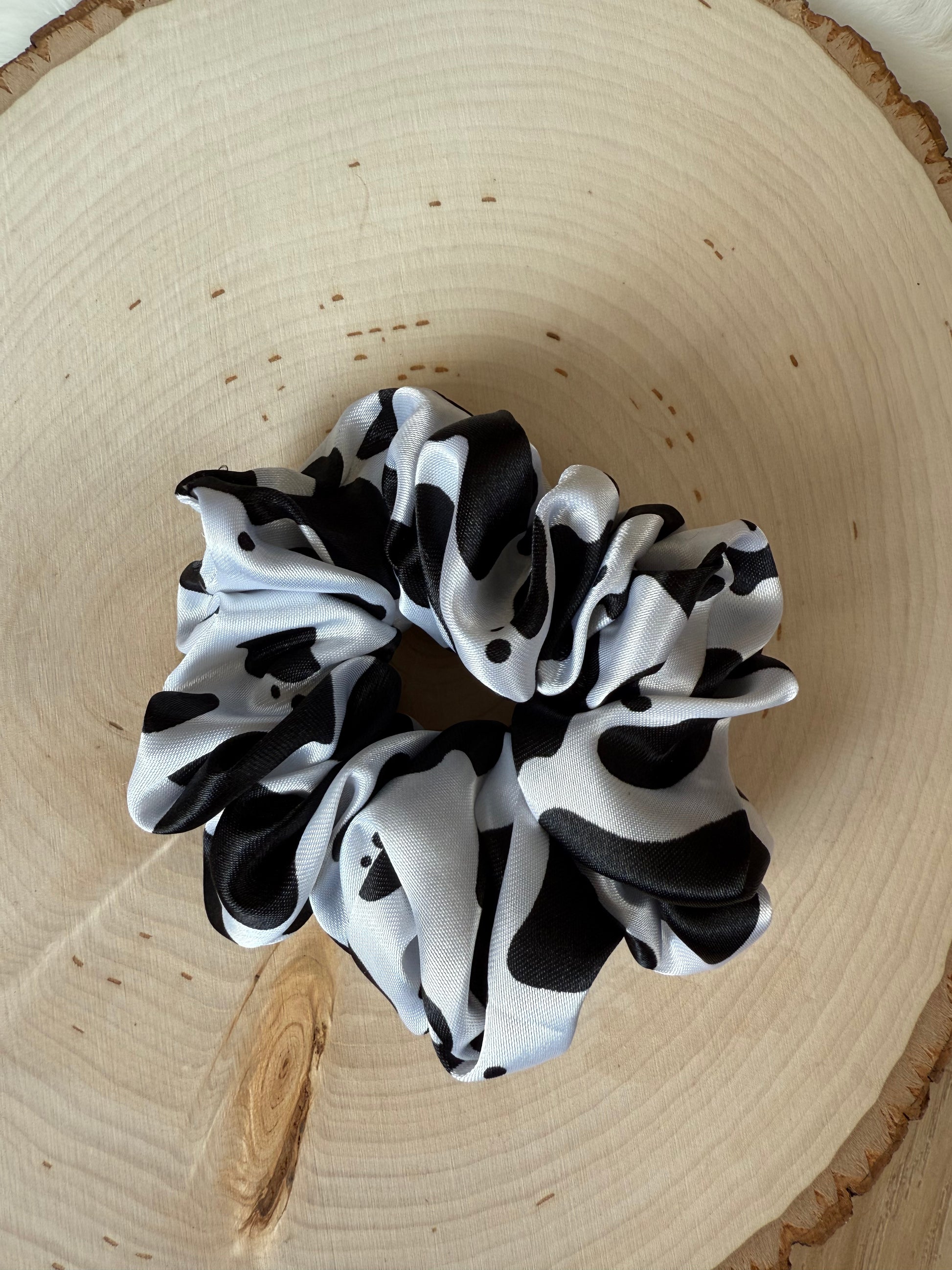 Satin scrunchie - prints (medium size)