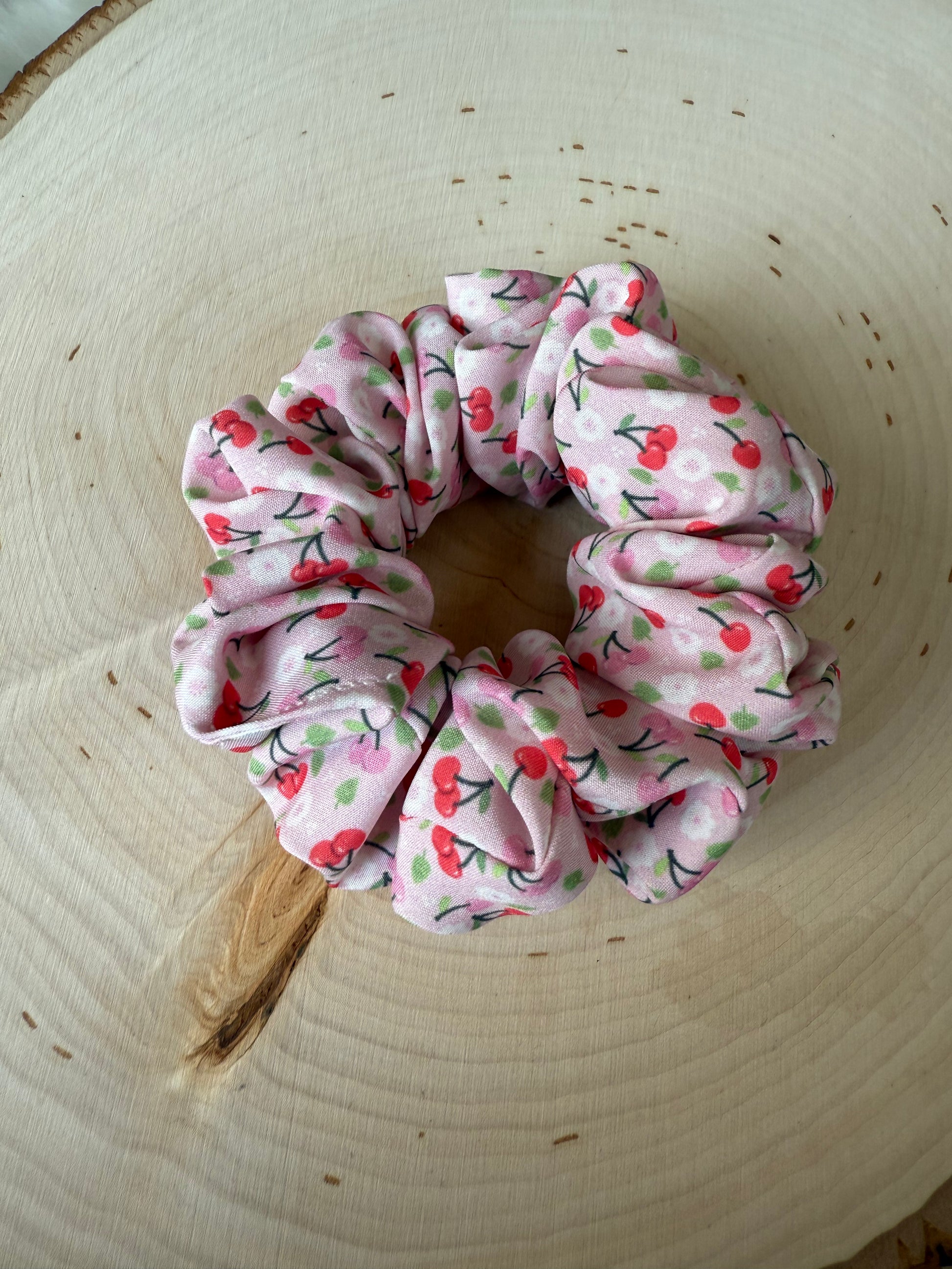 Satin scrunchie - prints (medium size)