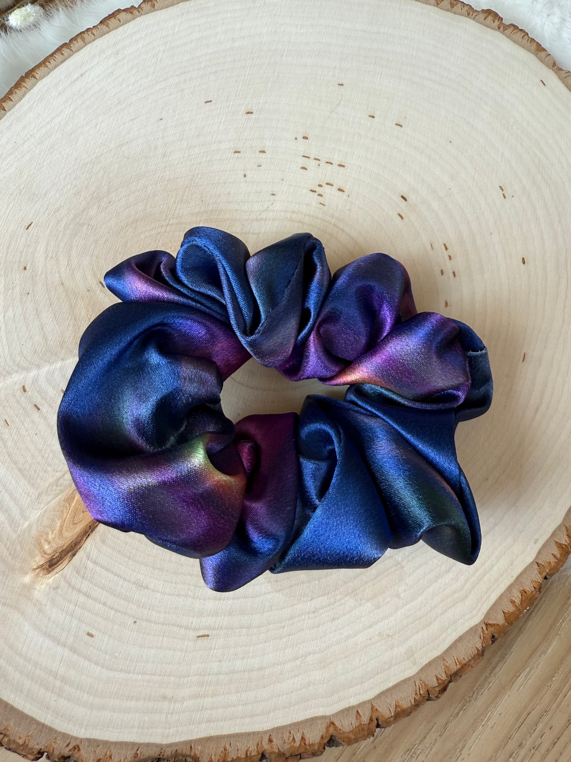 Satin scrunchie - prints (medium size)