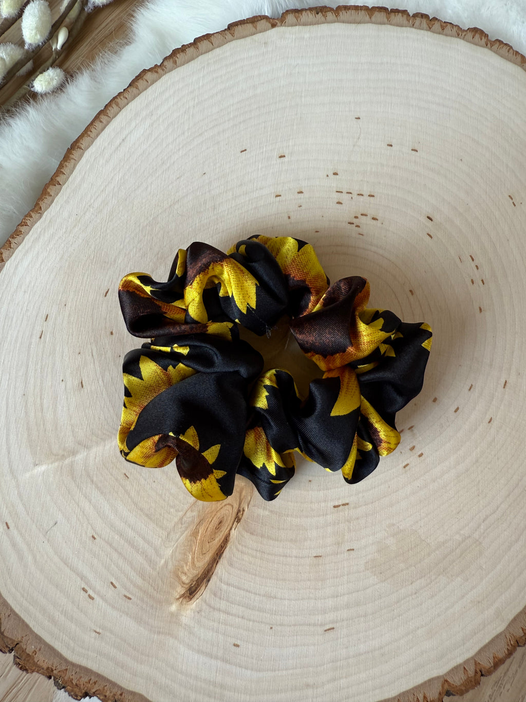 Satin scrunchie - prints (medium size)