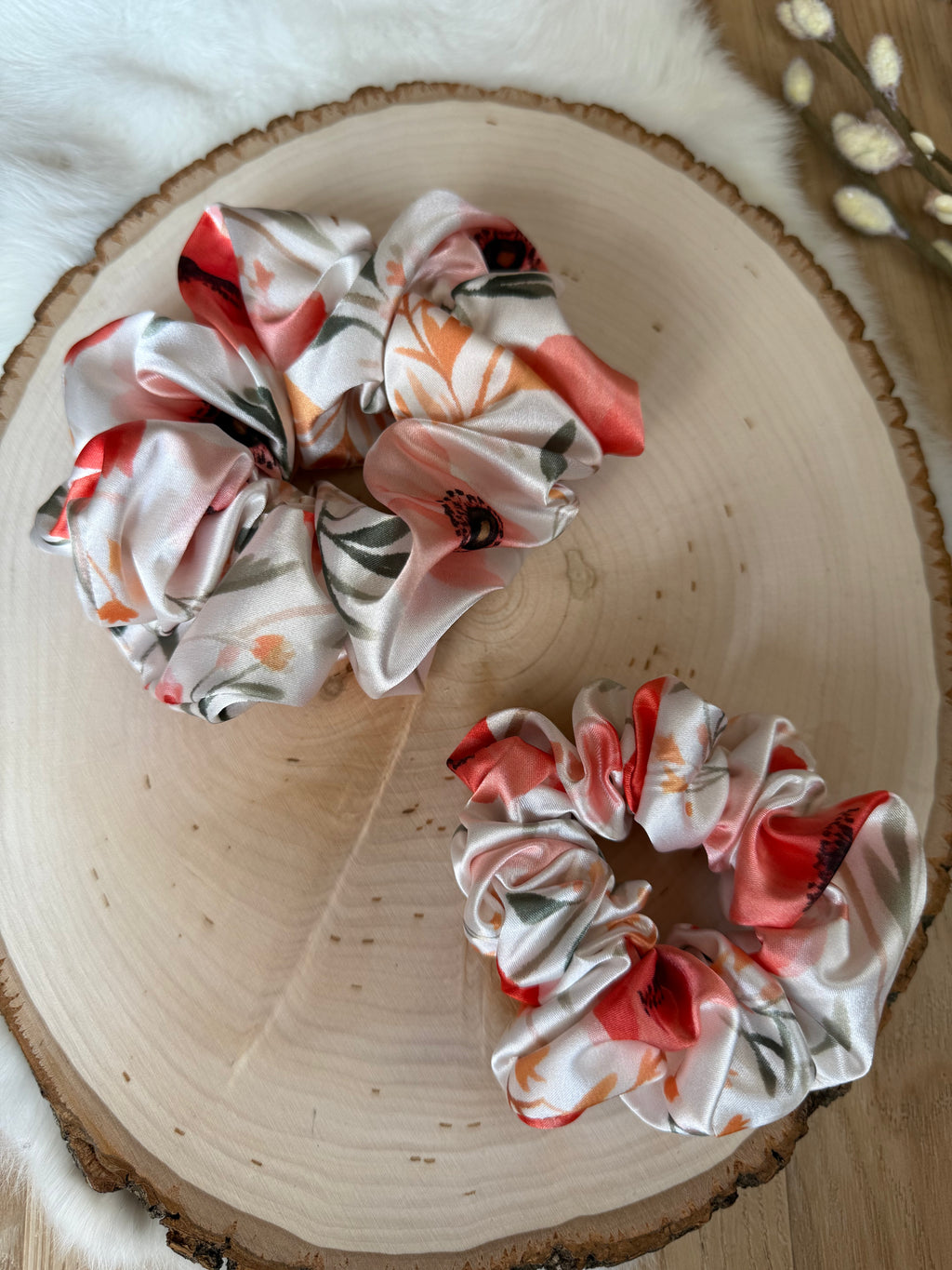 XL Satin scrunchies - prints