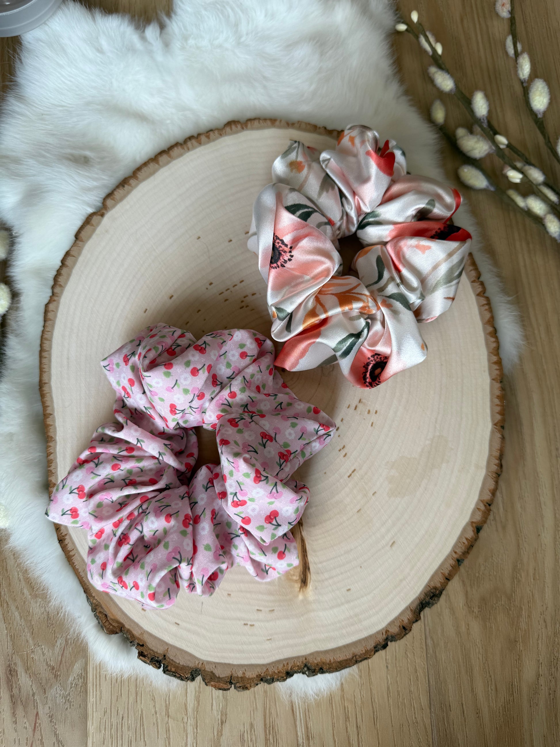 XL Satin scrunchies - prints