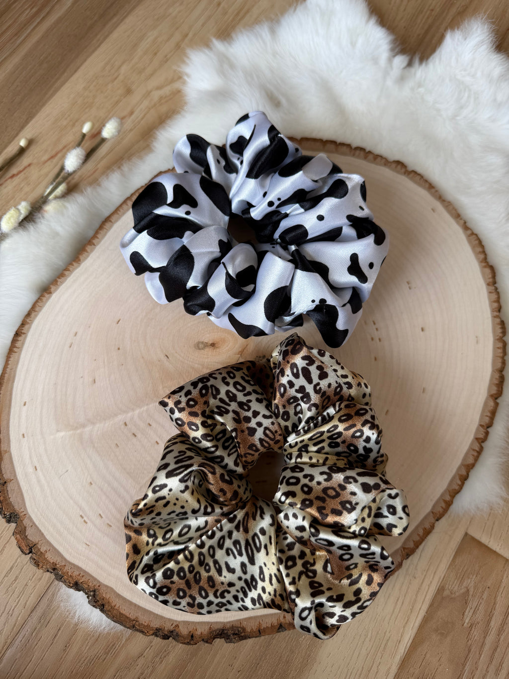 XL Satin scrunchies - prints