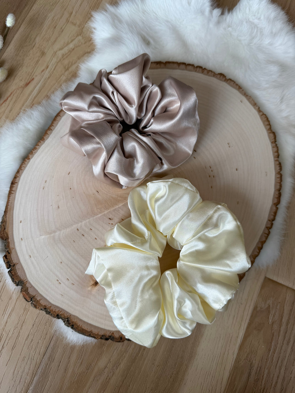 XL Satin scrunchies - solid colors