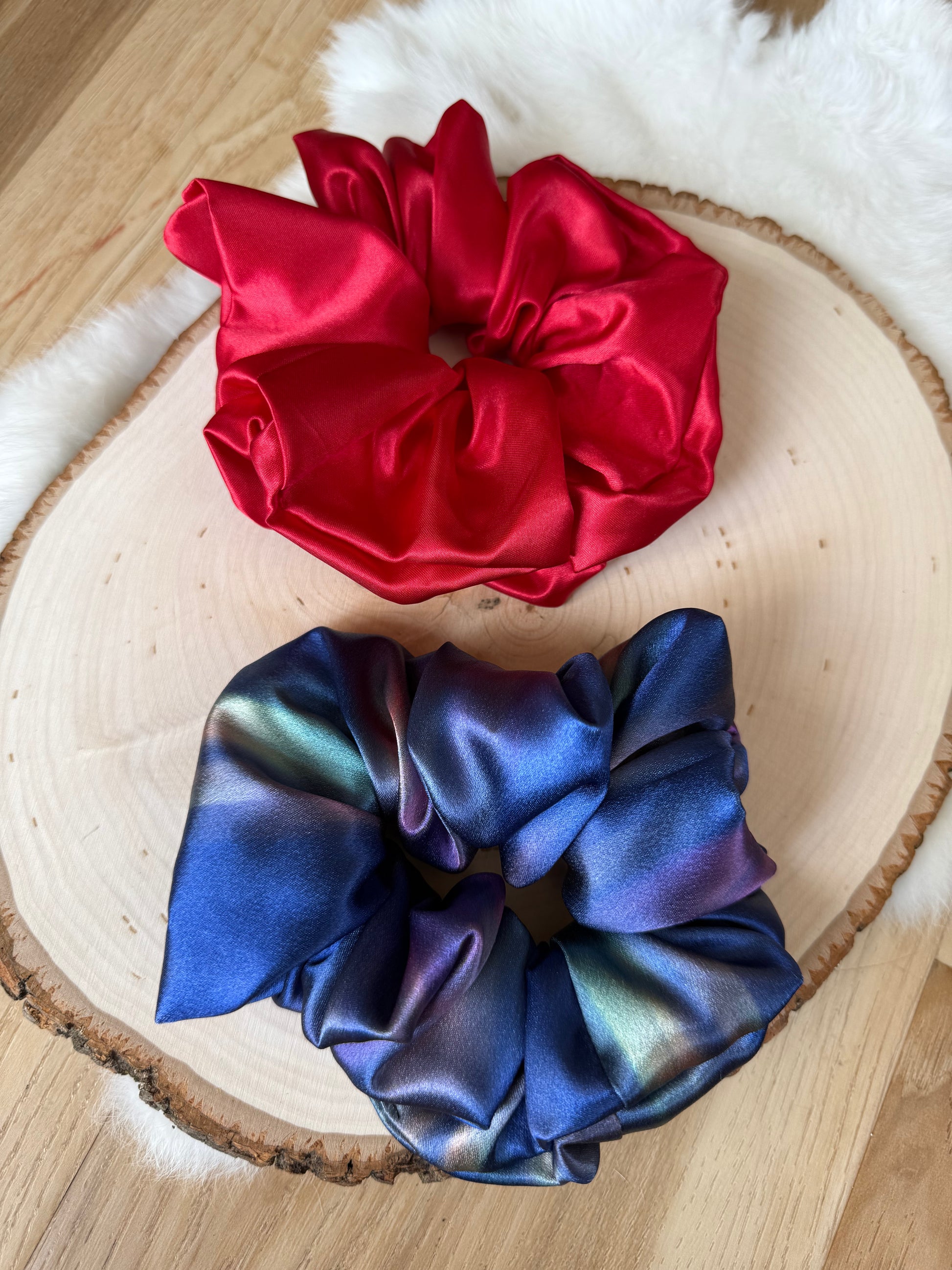 XL Satin scrunchies - solid colors