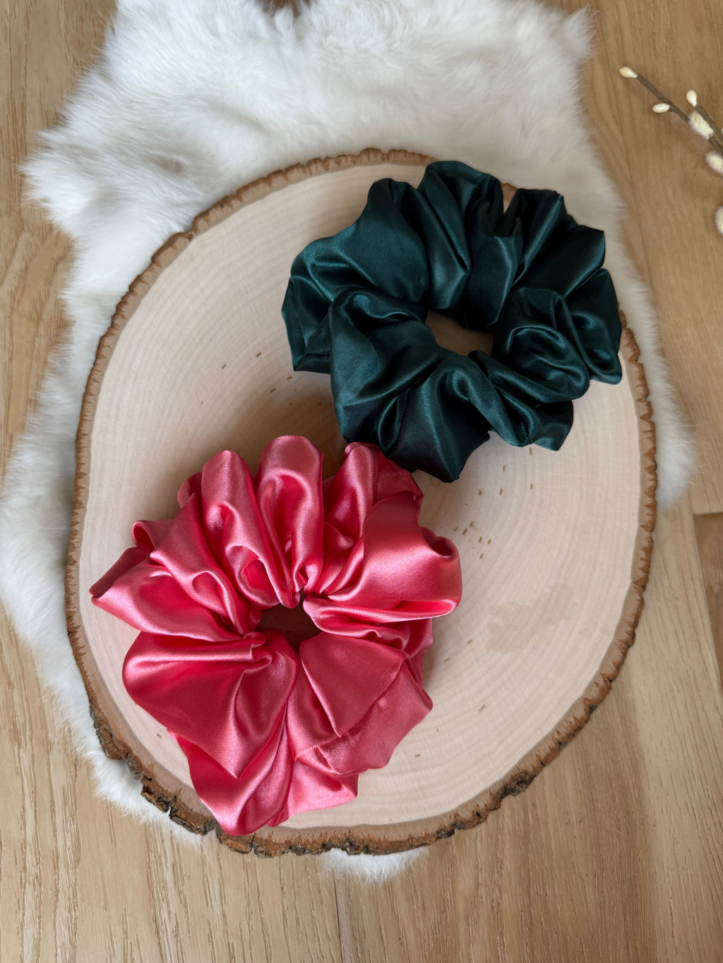 XL Satin scrunchies - solid colors