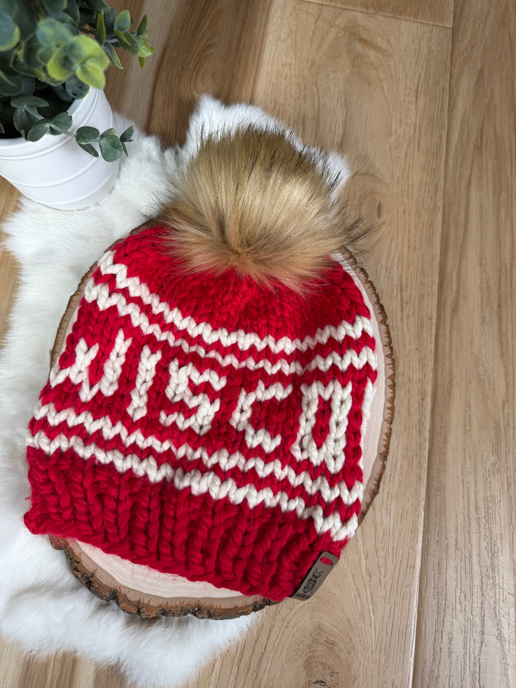 Wisconsin winter hat (red)