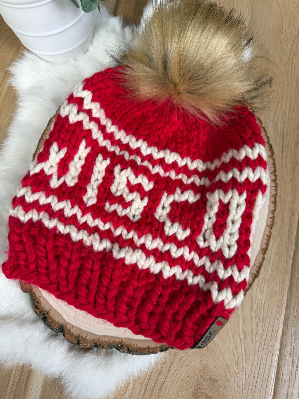 Wisconsin winter hat (red)