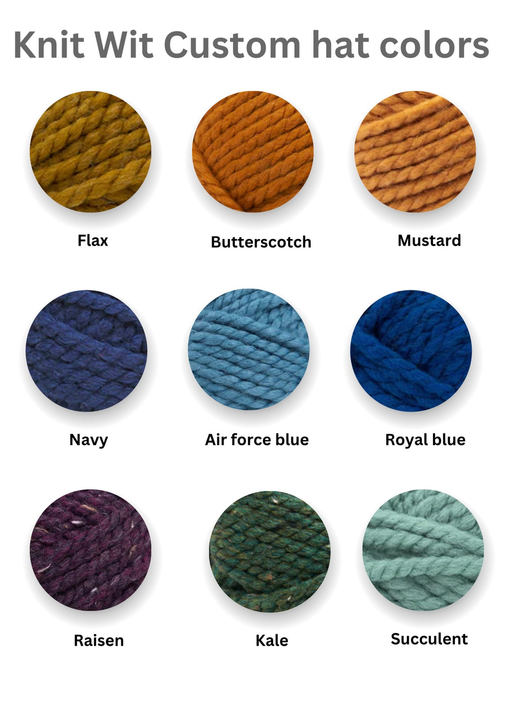 Custom Knit Hat - Rush processing time (72 hours)