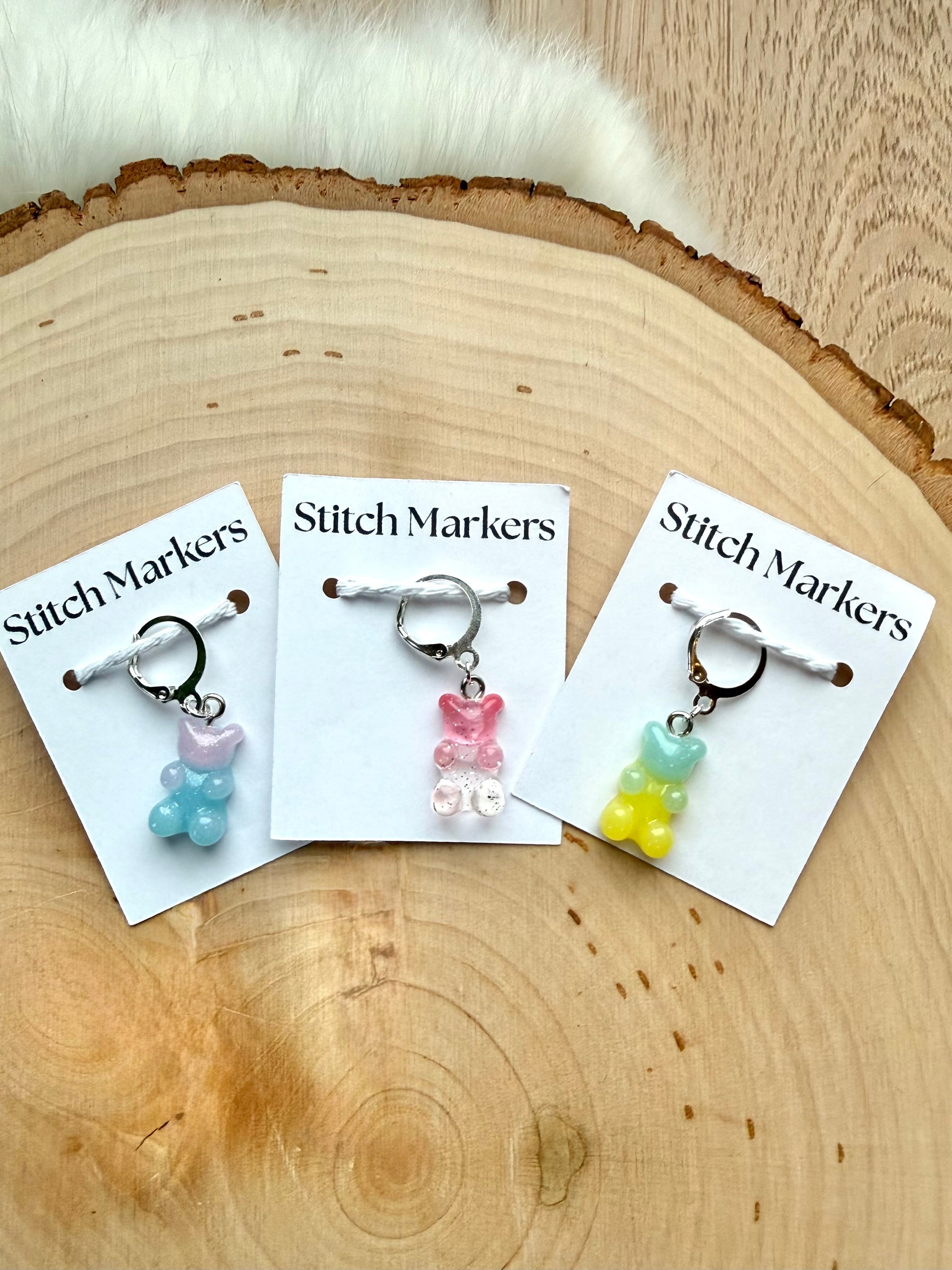 Gummy Bear Stitch Markers for Knitting & Crochet