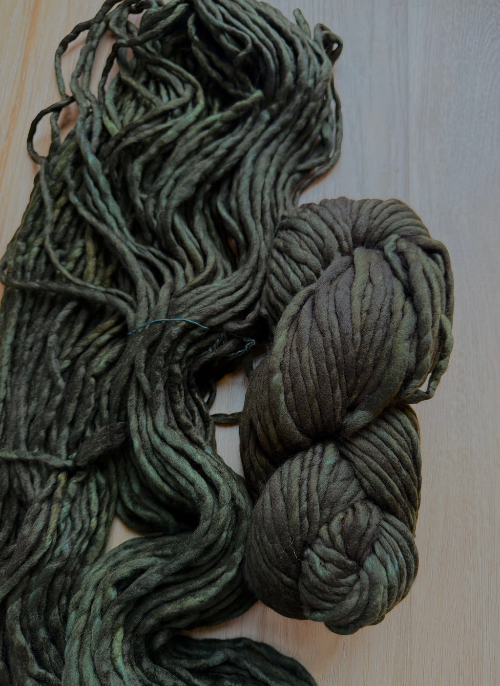 Malabrigo Rasta Olive Green yarn