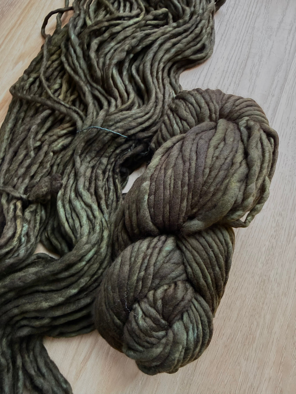 Malabrigo Rasta Olive Green yarn