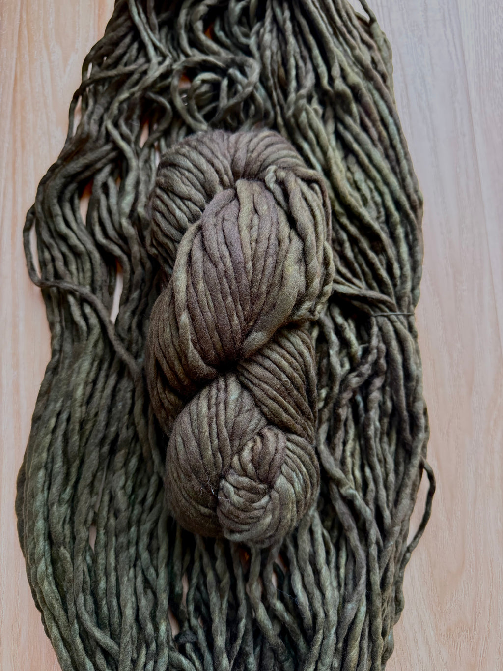 Malabrigo Rasta Olive Green yarn