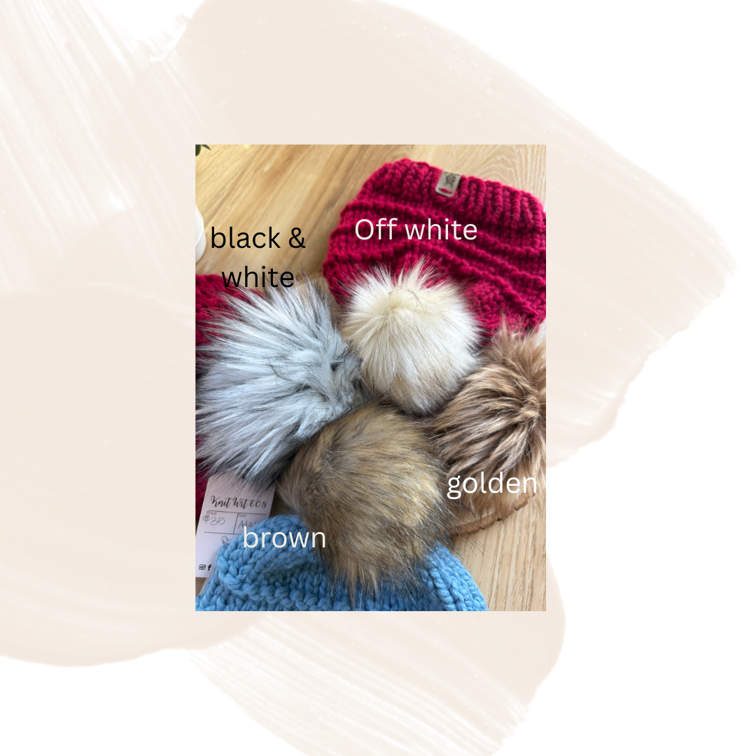 Mom and Me / Dad and Me Matching Knit Hats – Customizable Winter Beanie Set