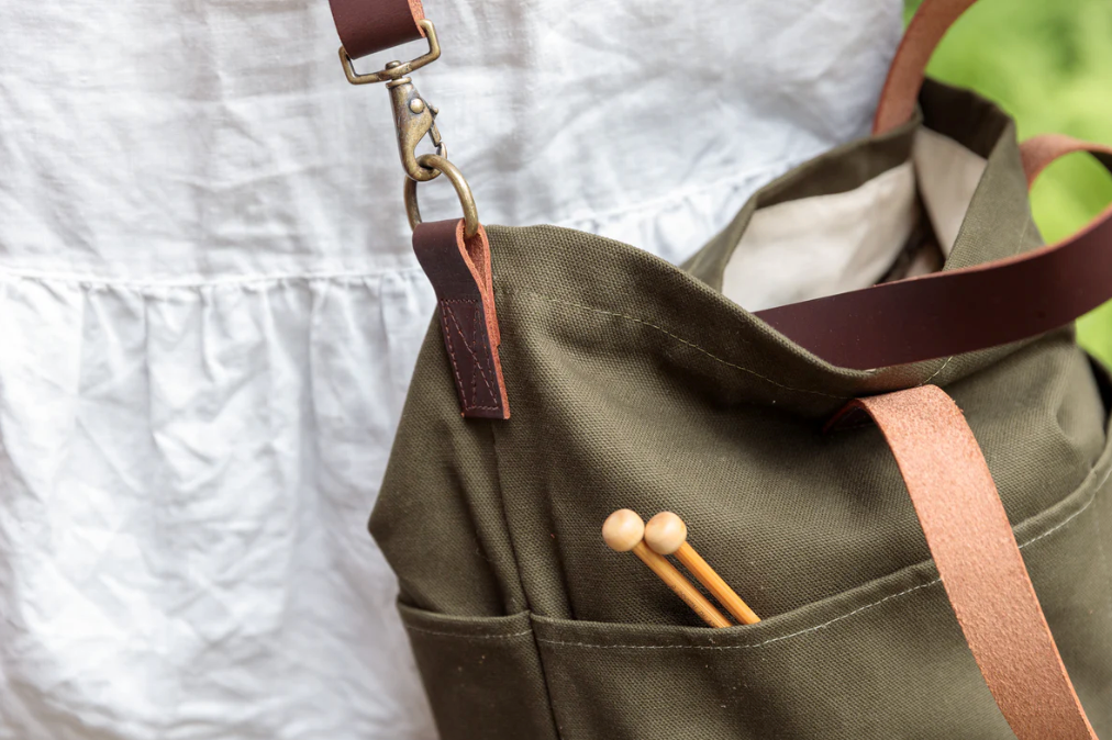 Twig & Horn Canvas Crossbody Project Bag