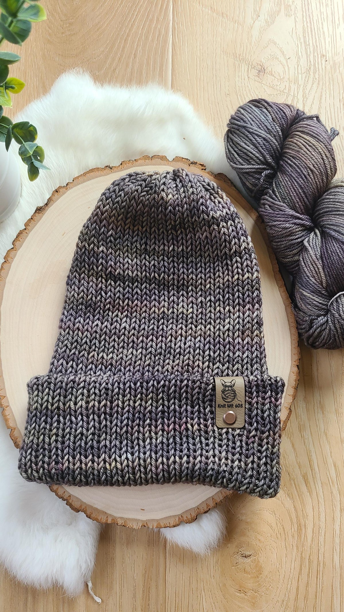 wool beanie, knit wool winter hat, winter hat, Malabrigo Rios Sandstorm