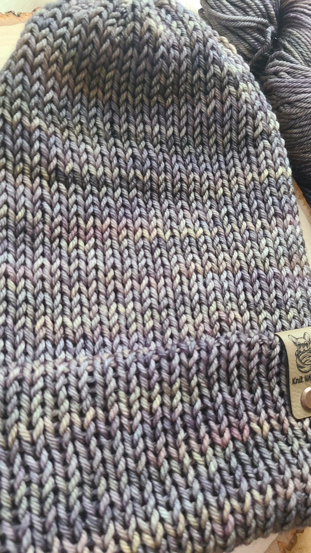 wool beanie, knit wool winter hat, winter hat, Malabrigo Rios Sandstorm