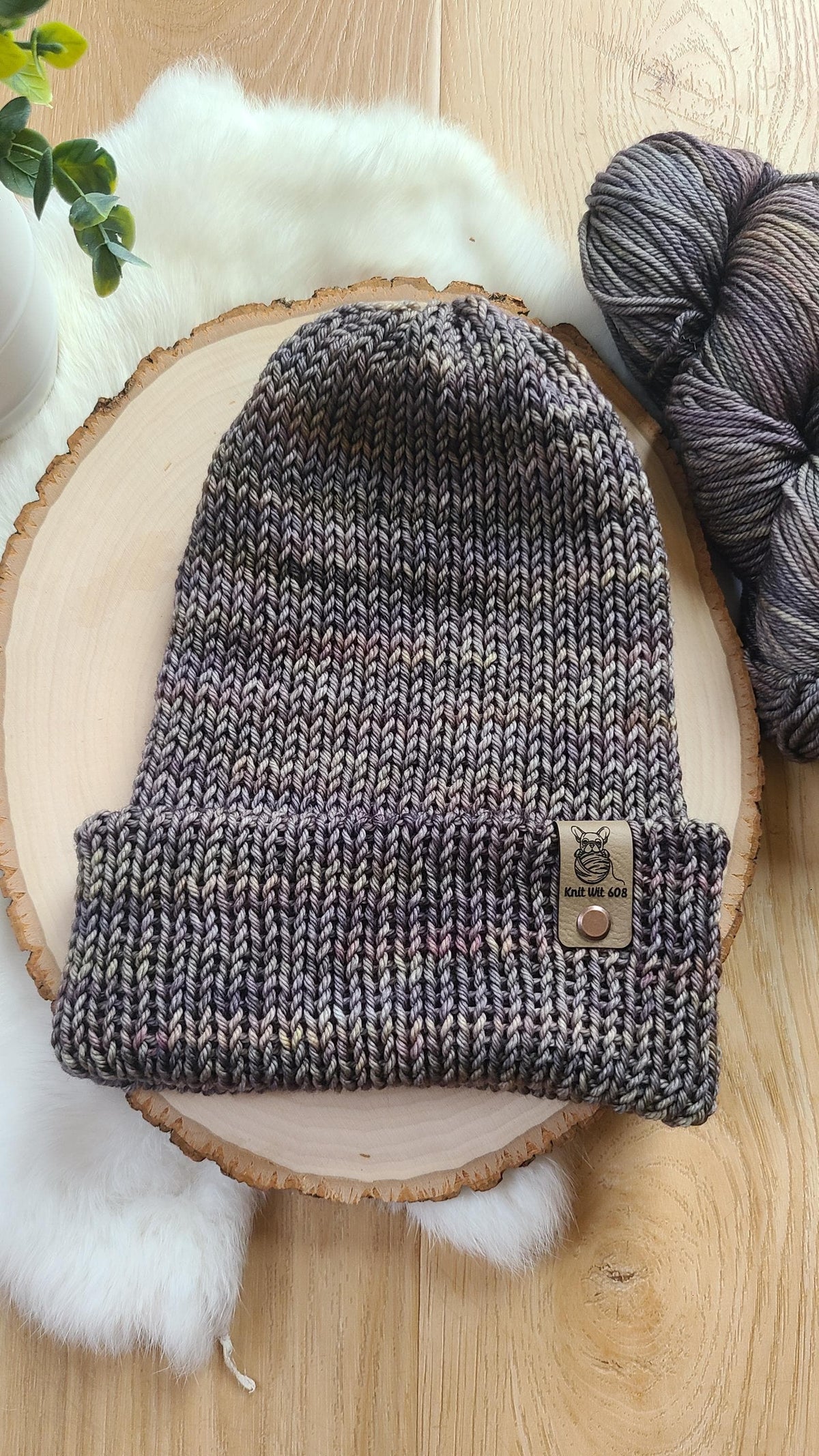 wool beanie, knit wool winter hat, winter hat, Malabrigo Rios Sandstorm