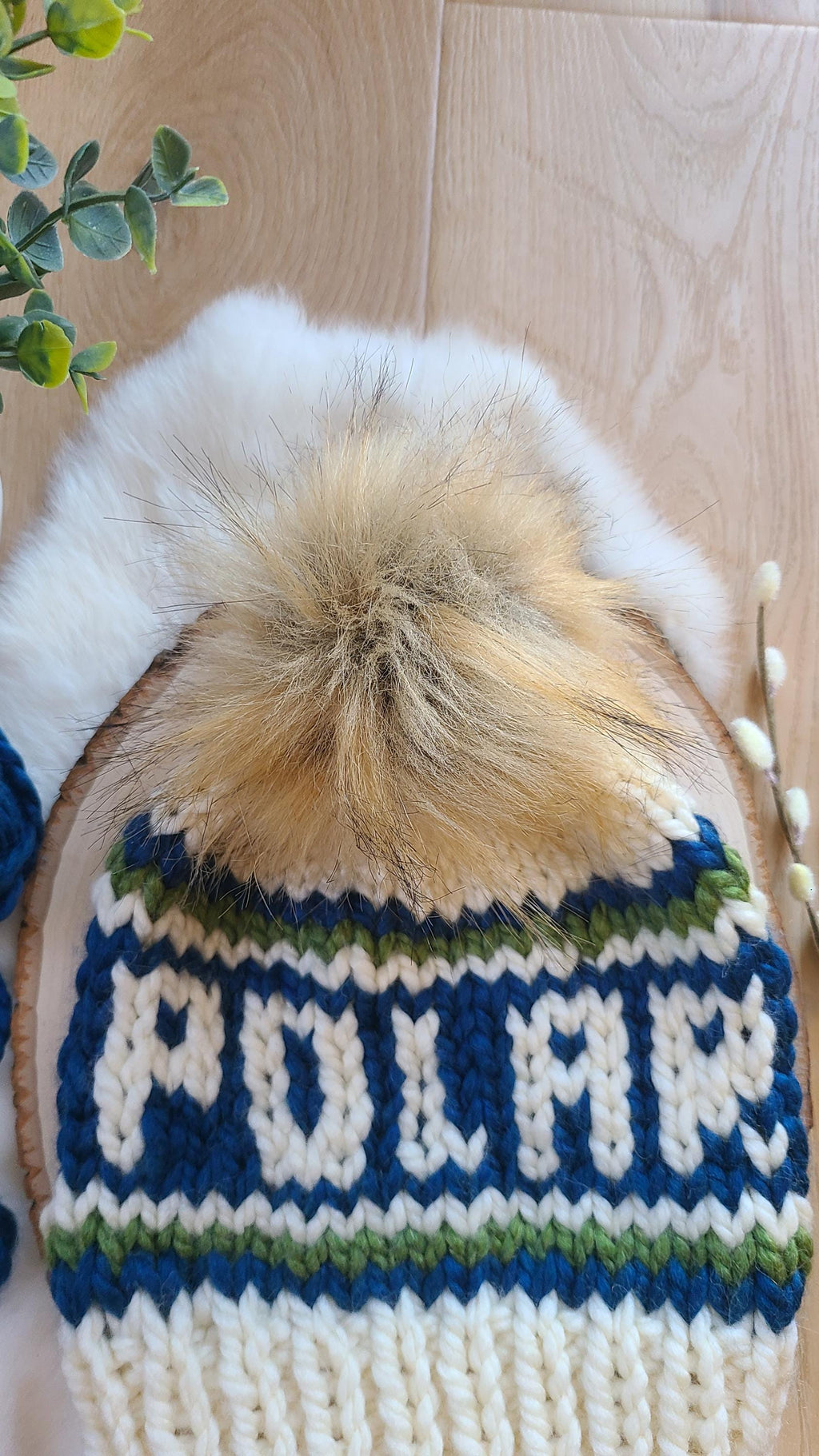 Polar Caps knit hat