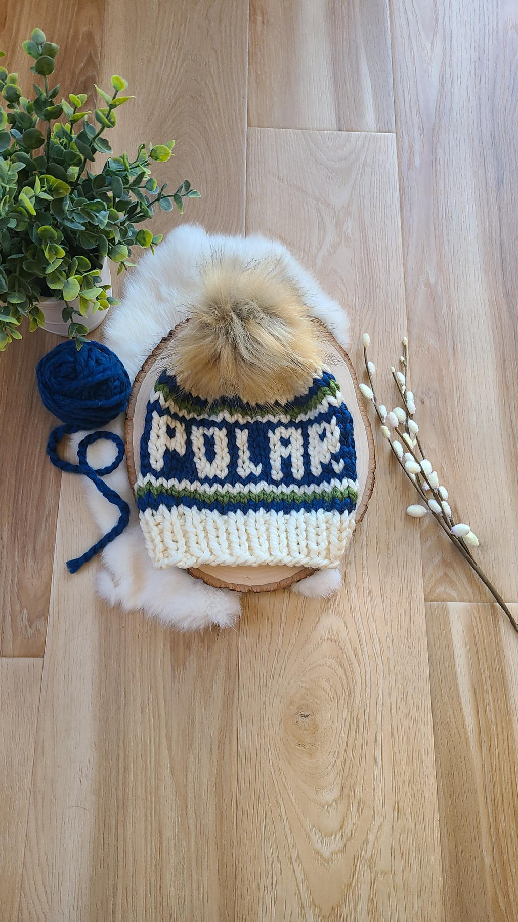 Polar Caps knit hat