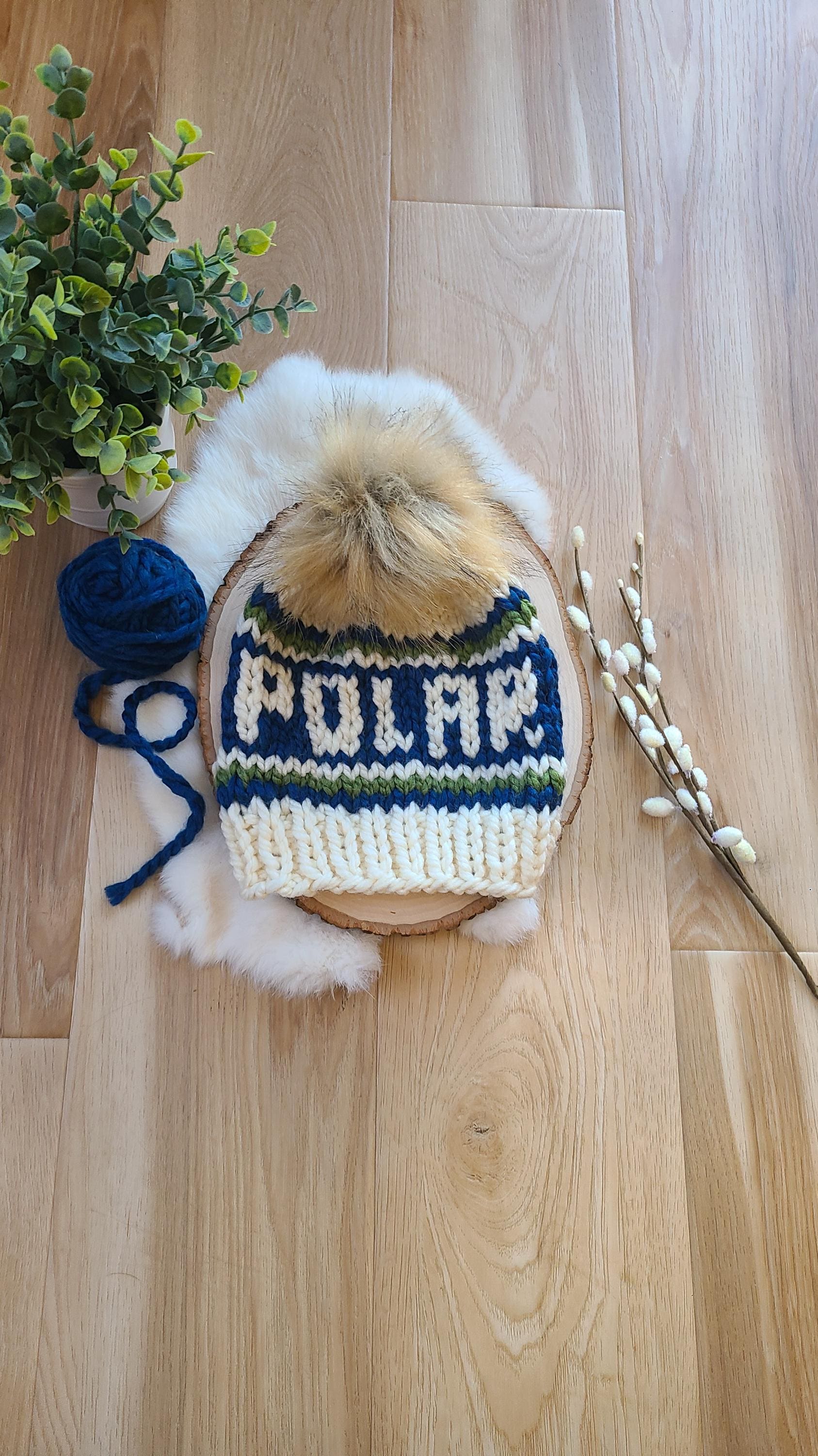 Polar Caps knit hat