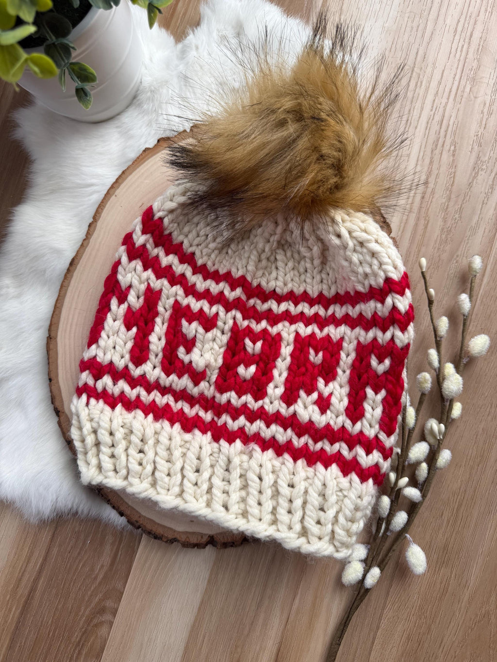 Nebraska winter hat, Nebraska Huskers wool hat