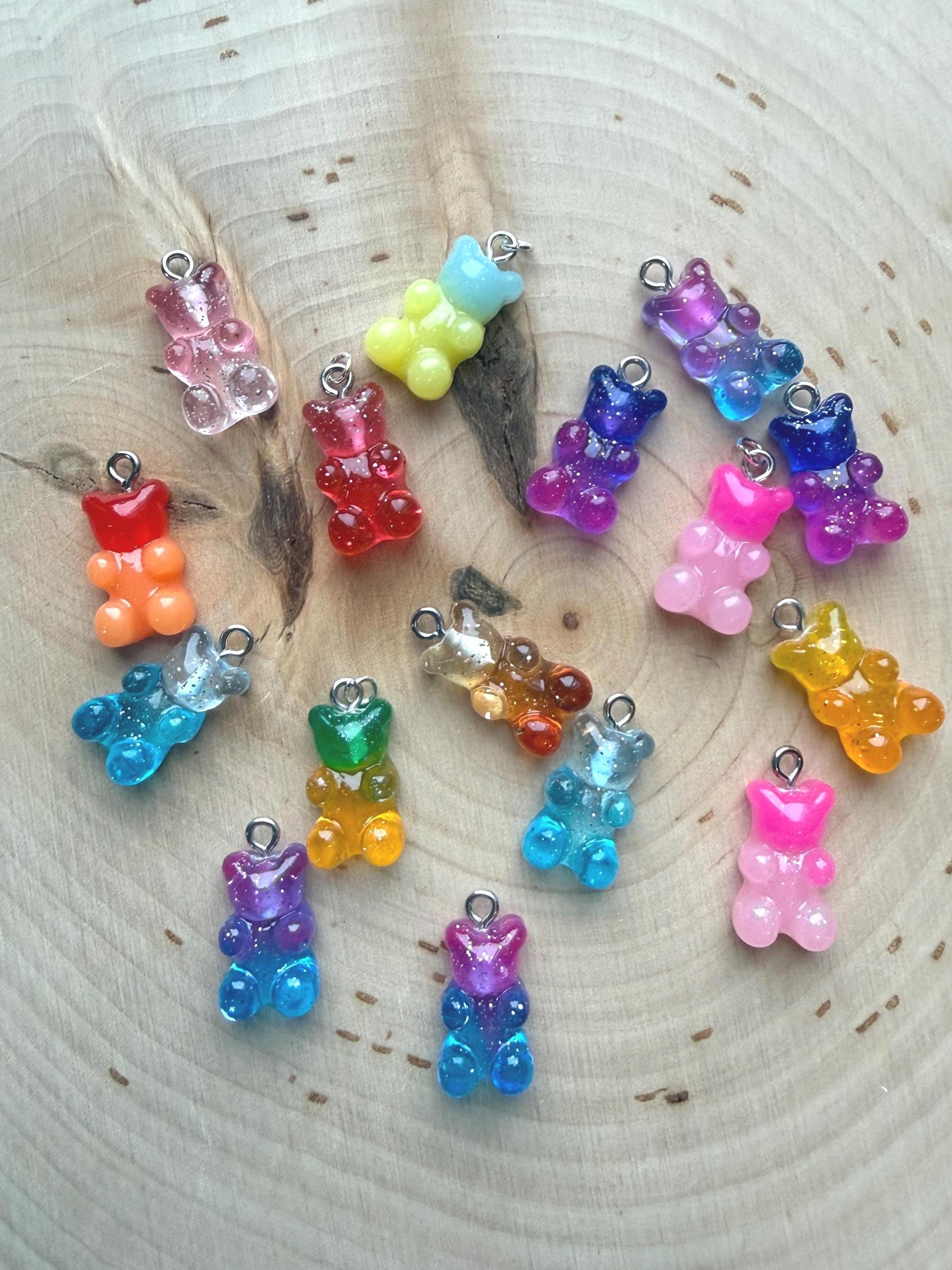 Gummy Bear Stitch Markers for Knitting & Crochet, Cute Knitting Markers, Crochet Stitch Markers, Fun Yarn Accessories, Gift for Knitters