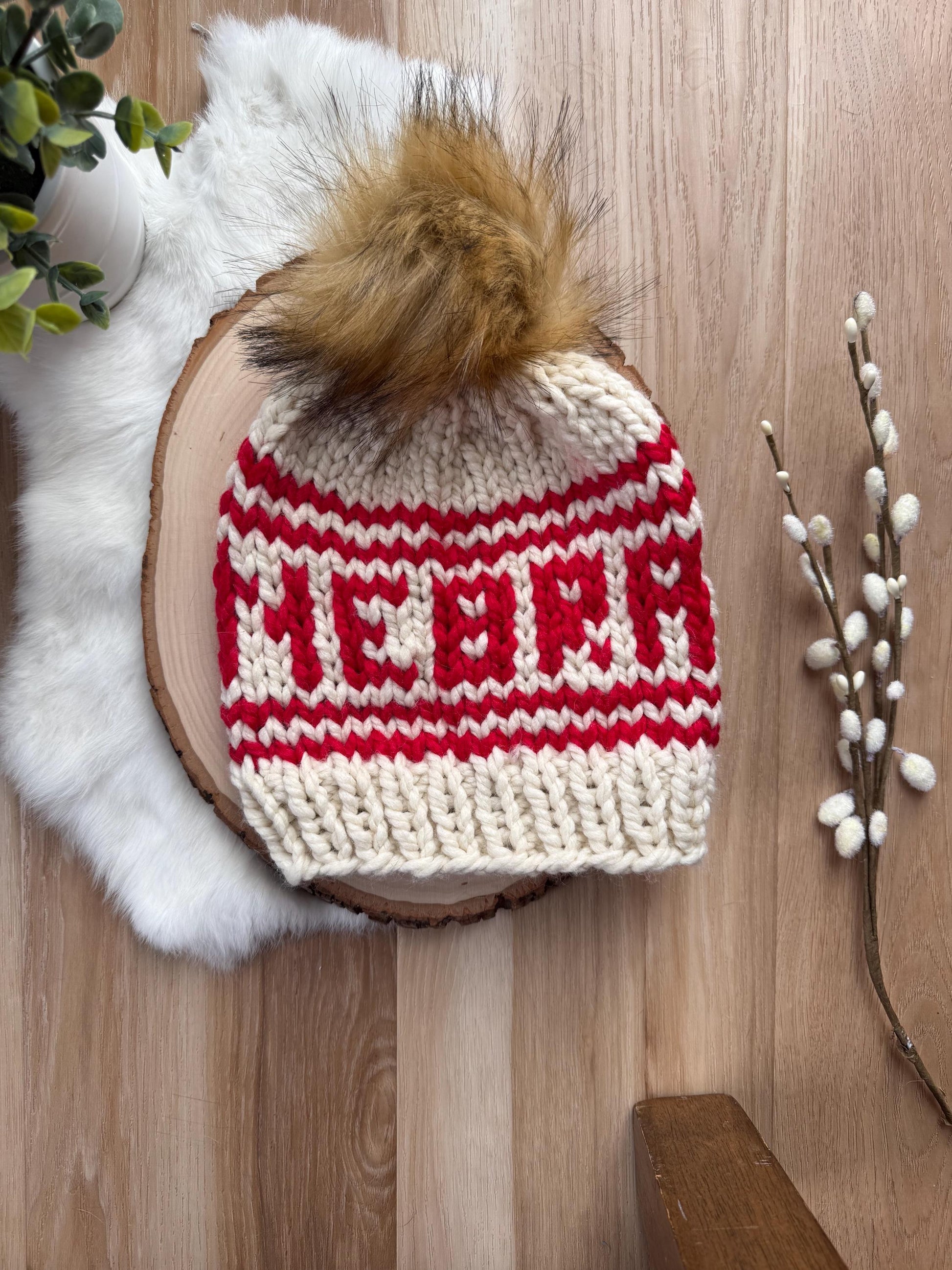 Nebraska winter hat, Nebraska Huskers wool hat