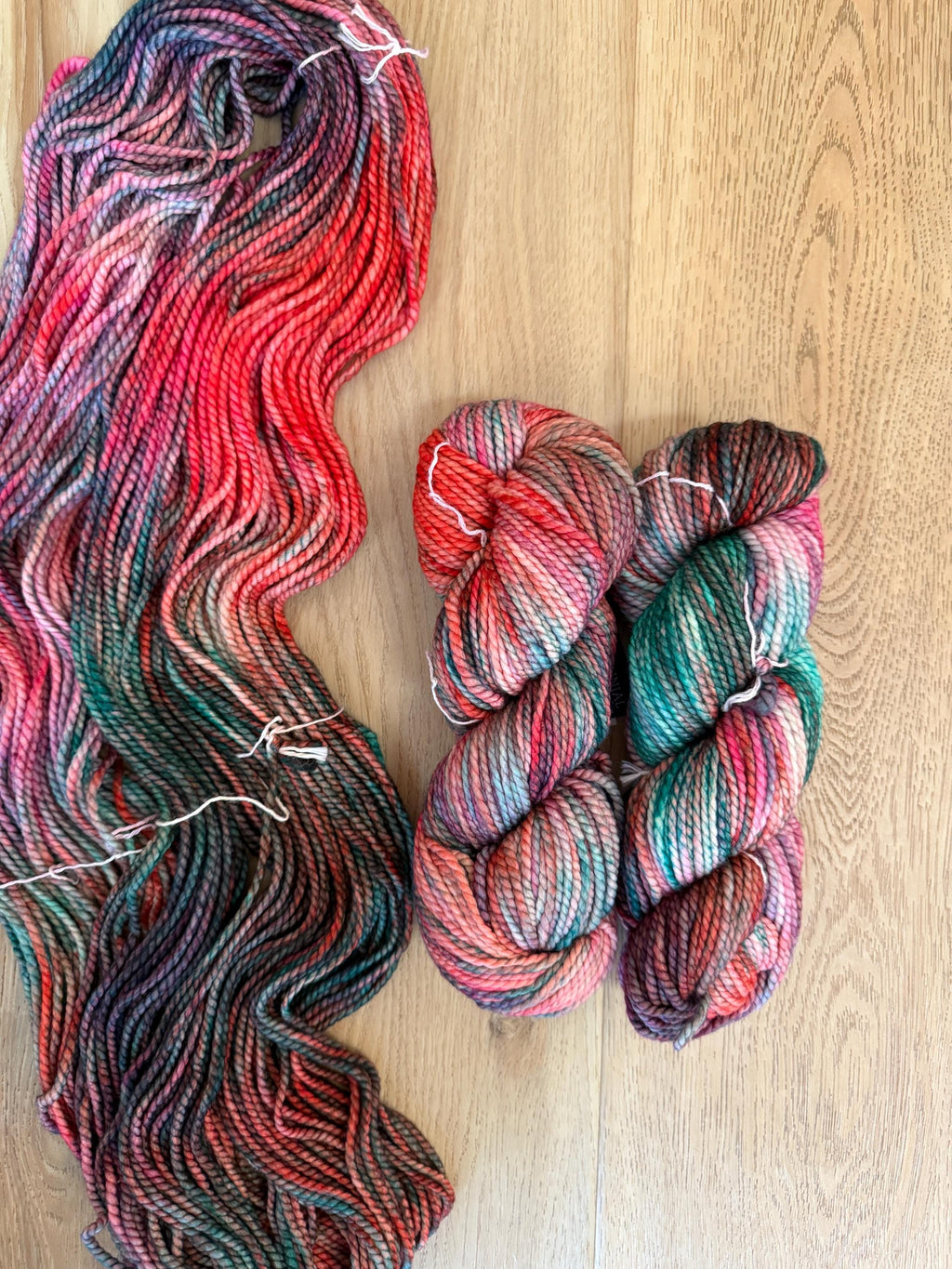 Malabrigo Vientos merino wool hand dyed yarn - color Vicennial