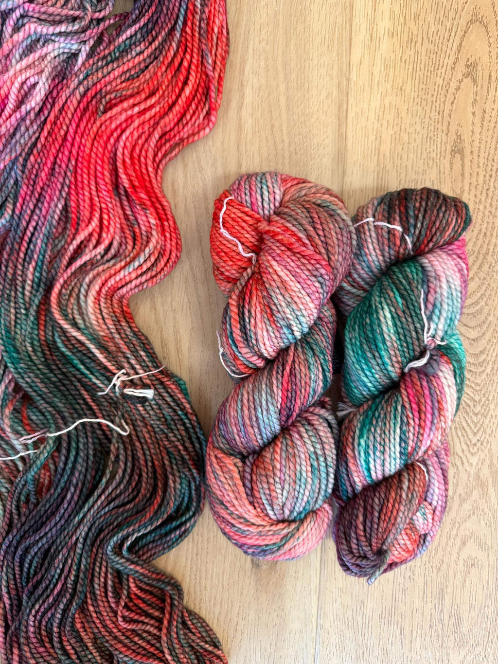 Malabrigo Vientos merino wool hand dyed yarn - color Vicennial