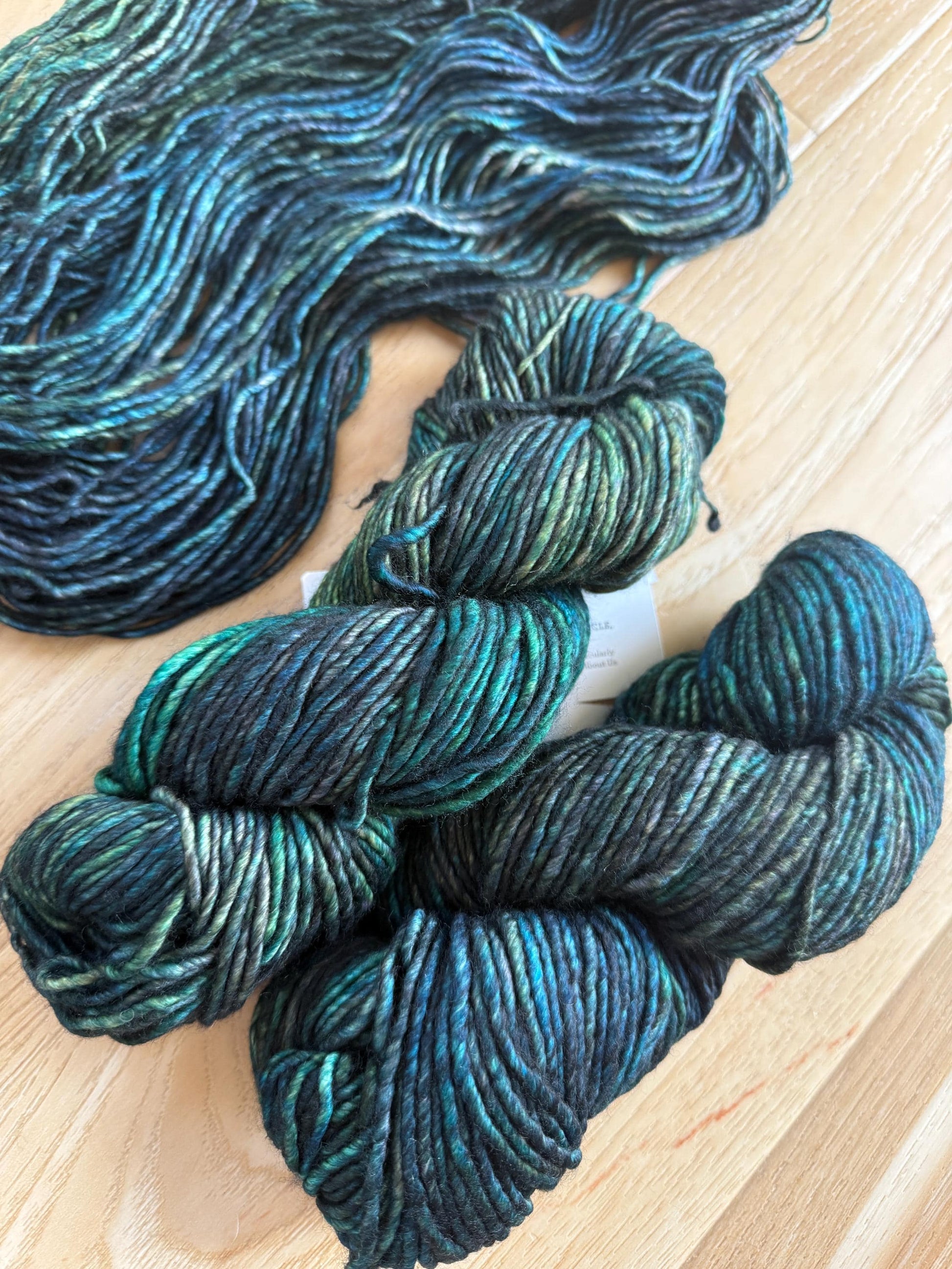 Malabrigo Mecha Wabi Sabi Yarn – Bulky Weight Superwash Merino Wool, Hand Dyed Soft Single-Ply Yarn, Chunky Knitting & Crochet Yarn