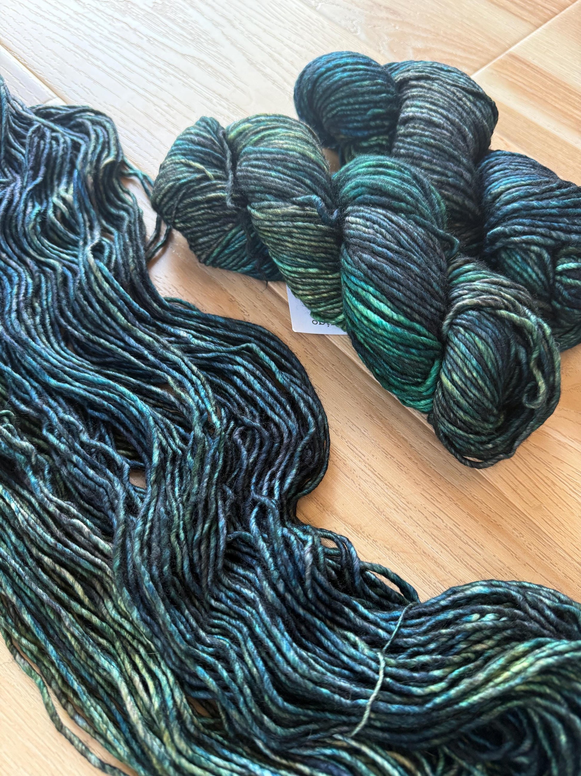 Malabrigo Mecha Wabi Sabi Yarn – Bulky Weight Superwash Merino Wool, Hand Dyed Soft Single-Ply Yarn, Chunky Knitting & Crochet Yarn