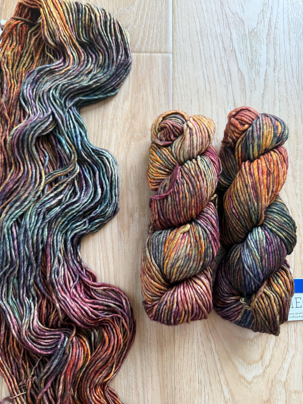 Malabrigo Mecha Piedras Yarn – Bulky Weight Superwash Merino Wool, Hand Dyed Soft Single-Ply Yarn, Chunky Knitting & Crochet Yarn