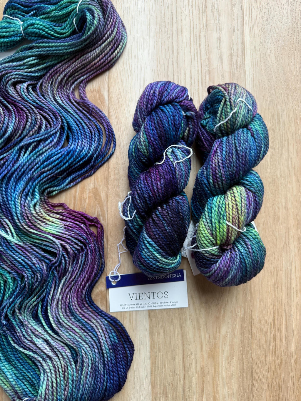 Malabrigo Vientos Indonesia merino wool hand dyed yarn - color Indonesia