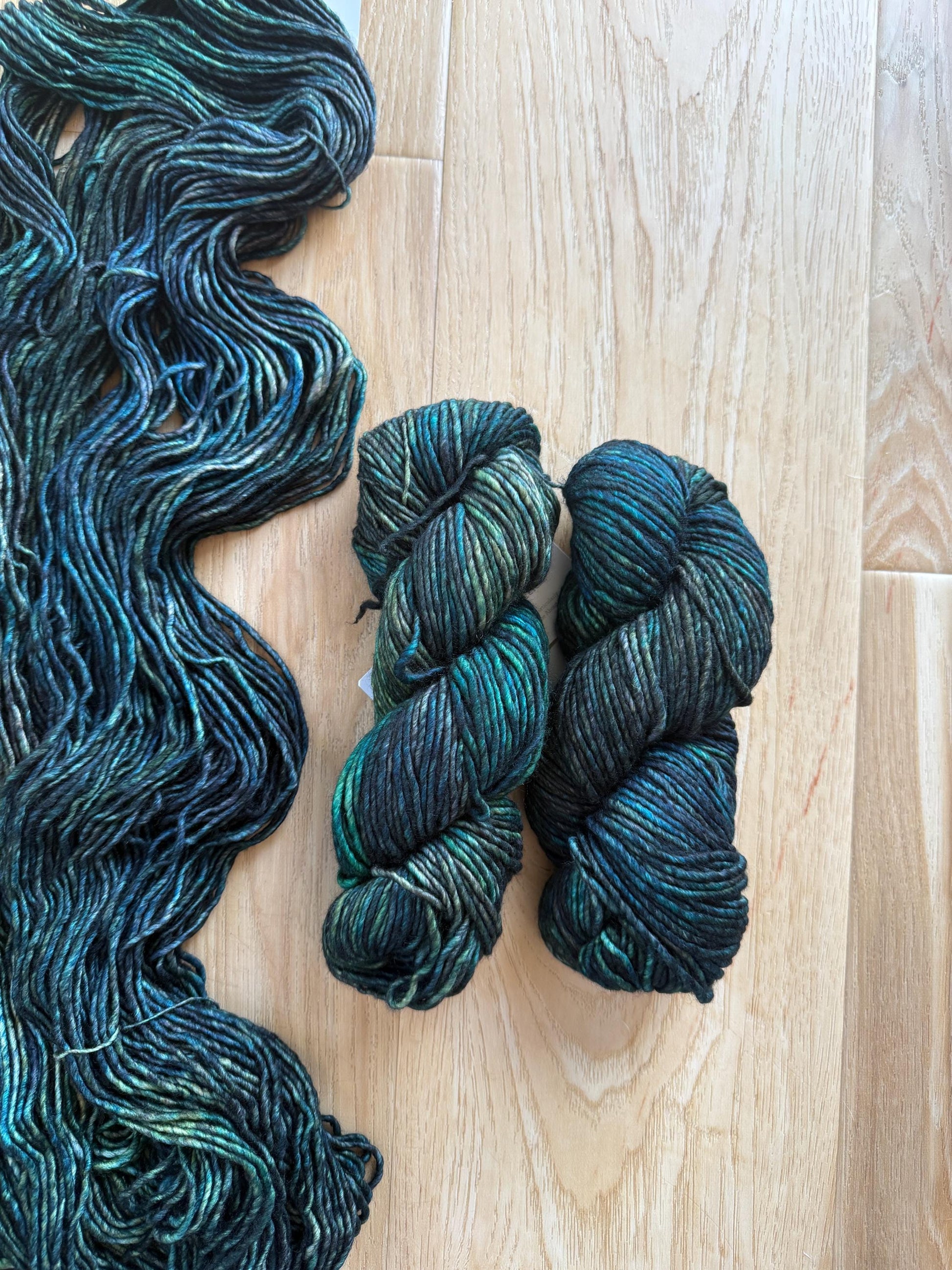 Malabrigo Mecha Wabi Sabi Yarn – Bulky Weight Superwash Merino Wool, Hand Dyed Soft Single-Ply Yarn, Chunky Knitting & Crochet Yarn